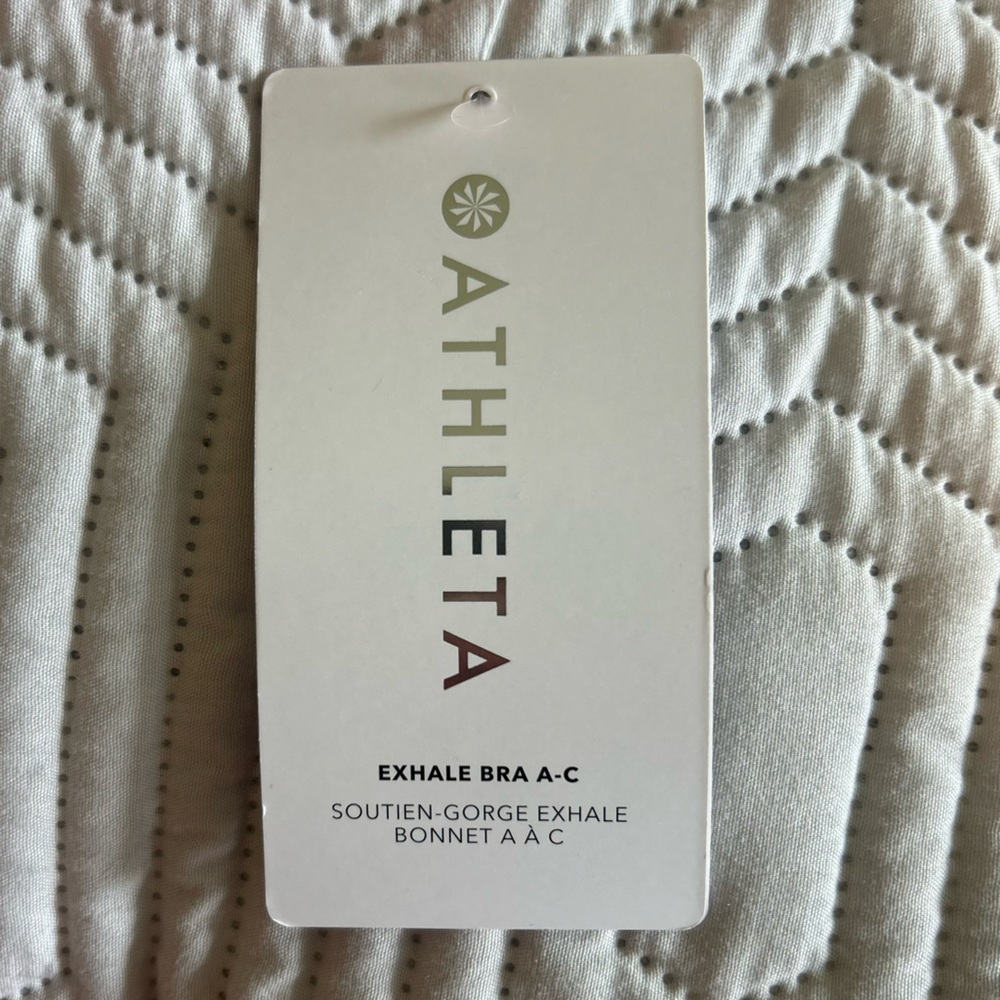 NWT Athleta Exhale Bra A-C - Picture 5 of 7